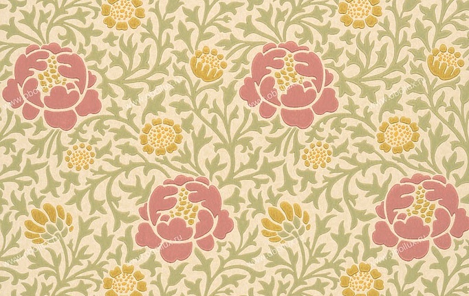 Английские обои Little Greene, коллекция London Wallpapers II, артикул 0273LWROSEZ