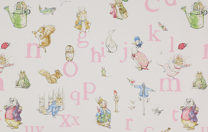 Английская ткань Jane Churchill, коллекция Nursery tales, артикул J650F-02