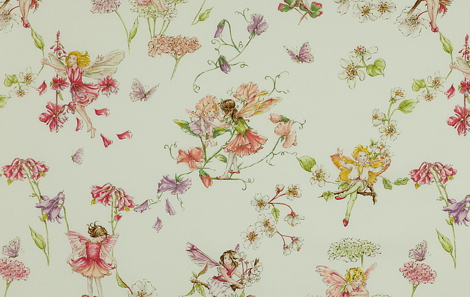 Английская ткань Jane Churchill, коллекция Nursery tales, артикул J438F-01