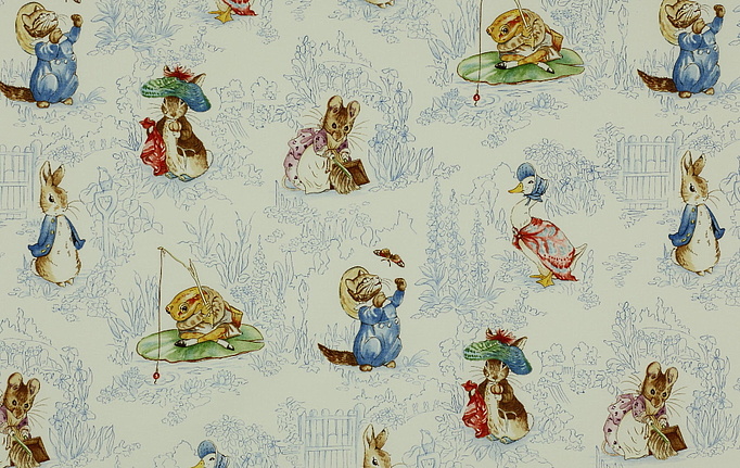 Английская ткань Jane Churchill, коллекция Nursery tales, артикул J439F-02