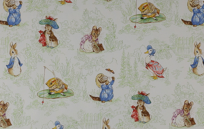 Английская ткань Jane Churchill, коллекция Nursery tales, артикул J439F-01