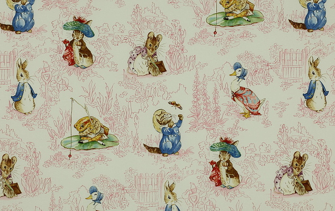 Английская ткань Jane Churchill, коллекция Nursery tales, артикул J439F-03