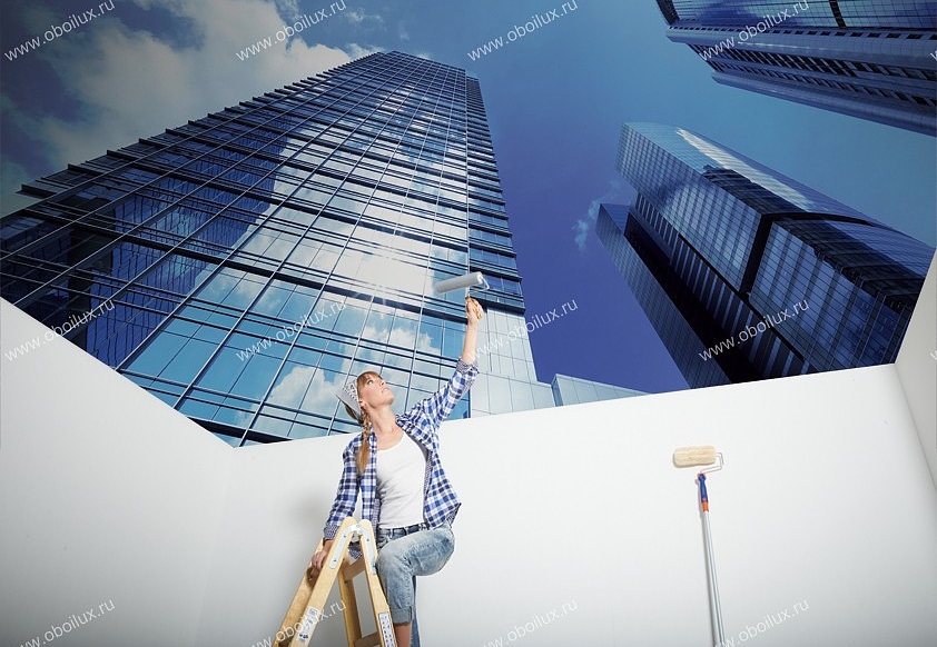 Панно и фотообои A. S. Creation XXL II 380 Skyscraper Blue 
