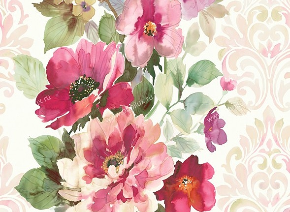 Обои Seabrook Watercolors AQ50401