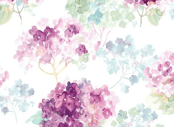 Обои Seabrook Watercolors AQ50509