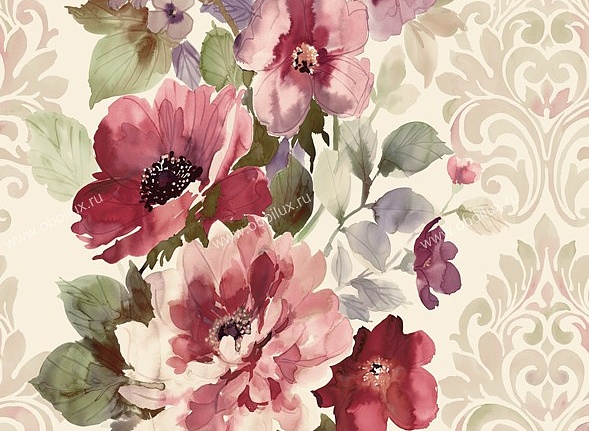 Обои Seabrook Watercolors AQ50411