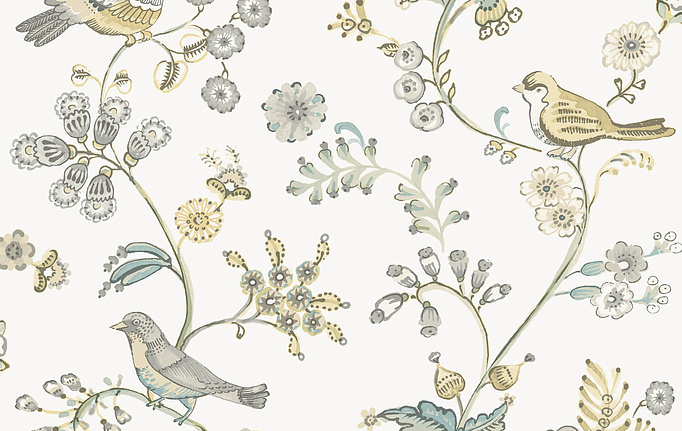 Американские обои Wallquest, коллекция Flora&Fauna, артикул 3122-10800