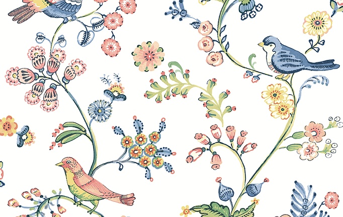 Американские обои Wallquest, коллекция Flora&Fauna, артикул 3122-10801