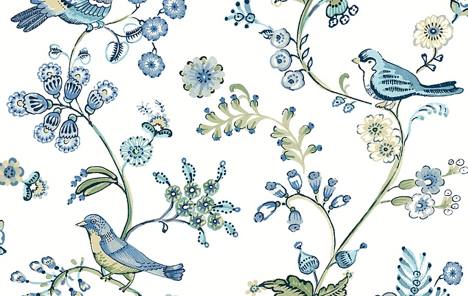 Американские обои Wallquest, коллекция Flora&Fauna, артикул 3122-10802