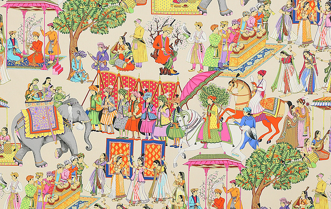 Французская ткань Manuel Canovas, коллекция Anna, артикул M4028-02