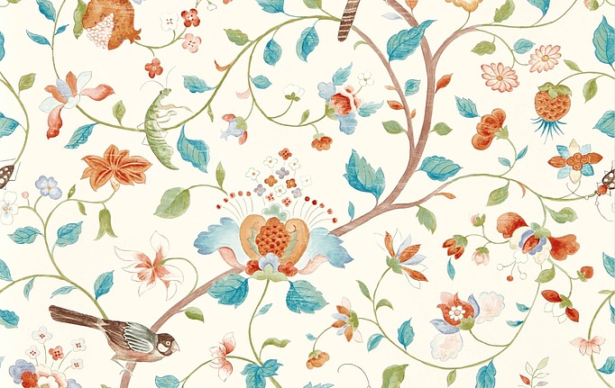 Английские обои Sanderson, коллекция Arboretum, артикул 217235