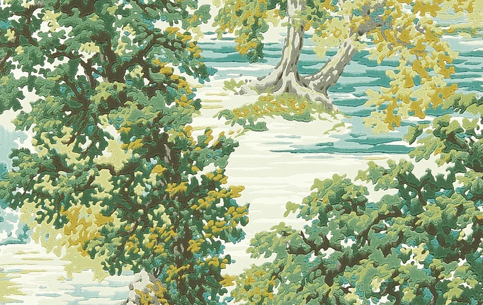 Английские обои Sanderson, коллекция Arboretum, артикул 217220