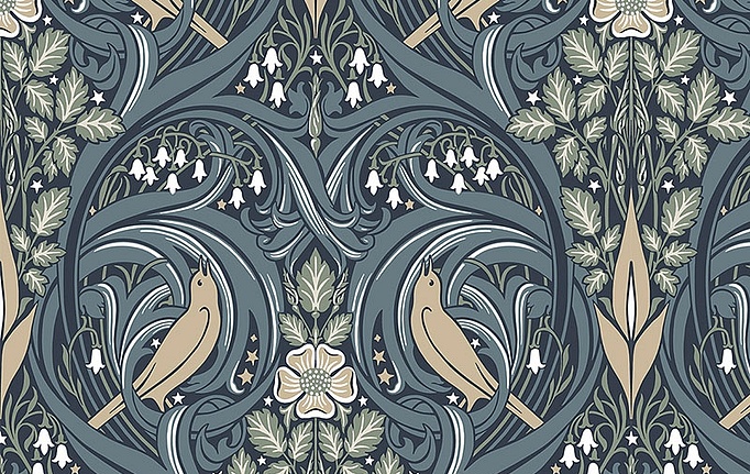 Немецкие обои KT-Exclusive, коллекция Arts & Crafts, артикул ET12212