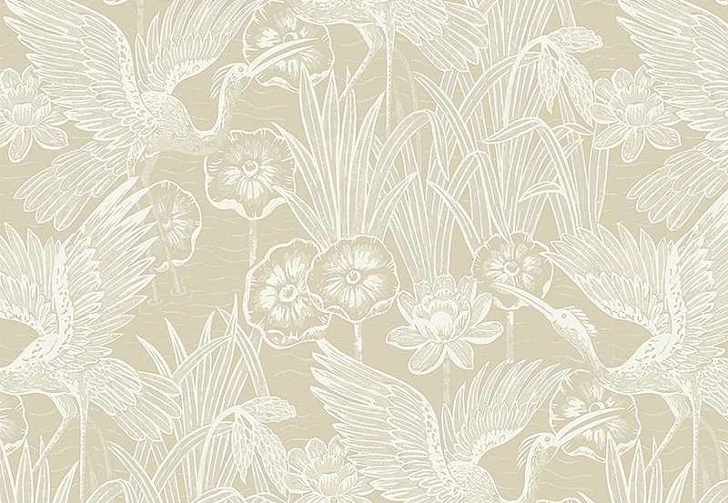 Обои Seabrook White Heron EW11005