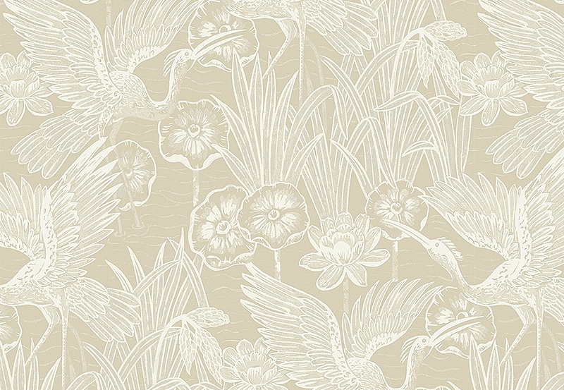 Обои Seabrook White Heron EW11005