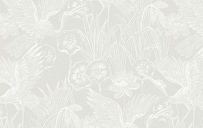 Американские обои Seabrook, коллекция White Heron, артикул EW11010