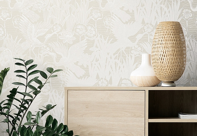 Обои Seabrook White Heron EW11500