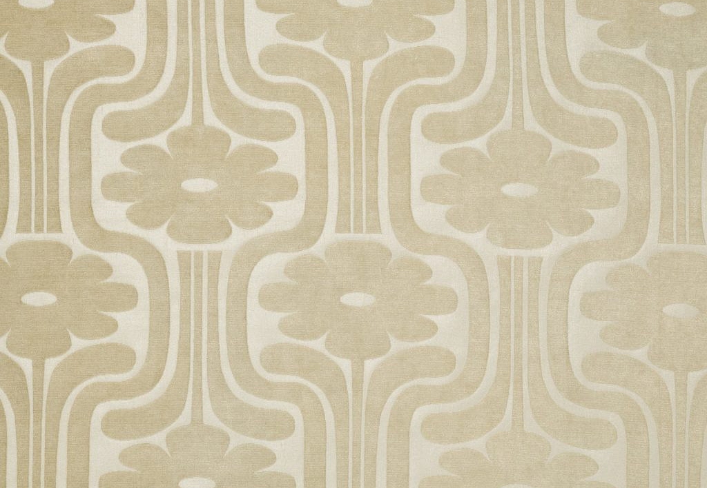 Ткань Orla Kiely Wovens-Volume One WovenClimbingDaisy/Cream