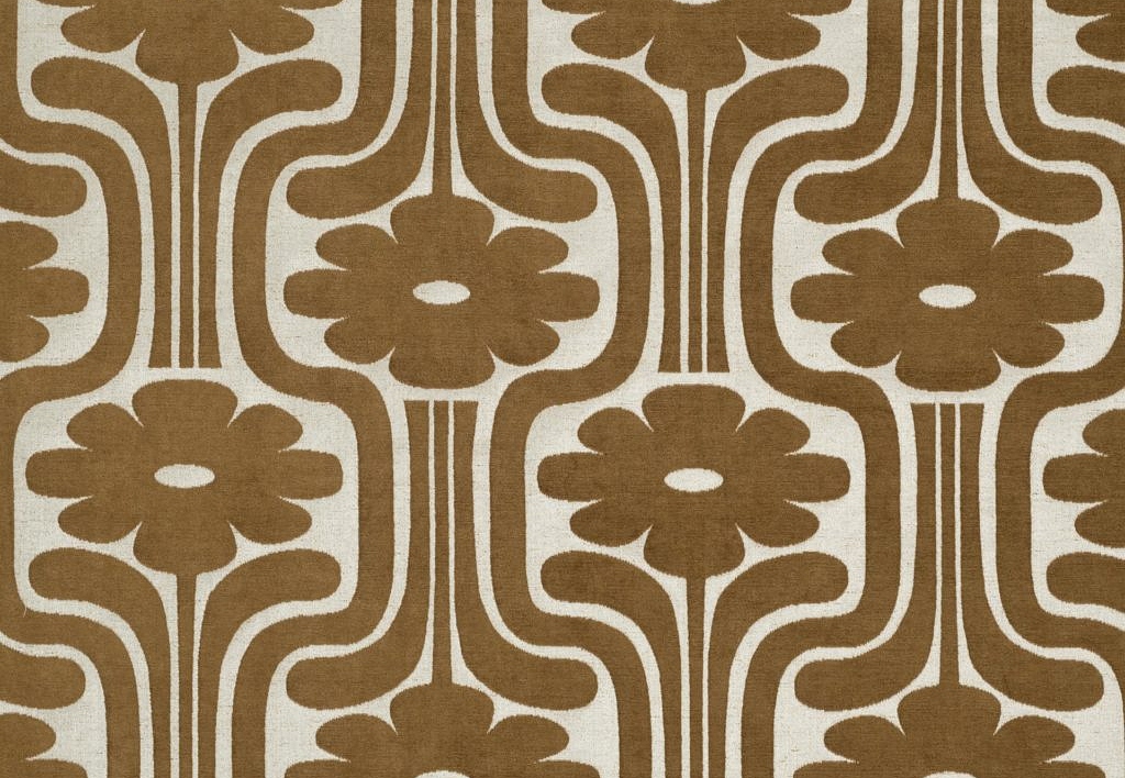Ткань Orla Kiely Wovens-Volume One WovenClimbingDaisy/Tan