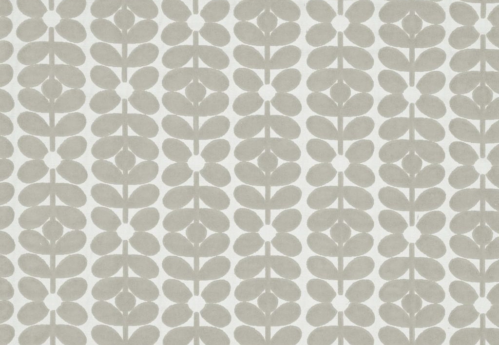 Ткань Orla Kiely Wovens-Volume One VelvetSixtiesStem/MistyGrey