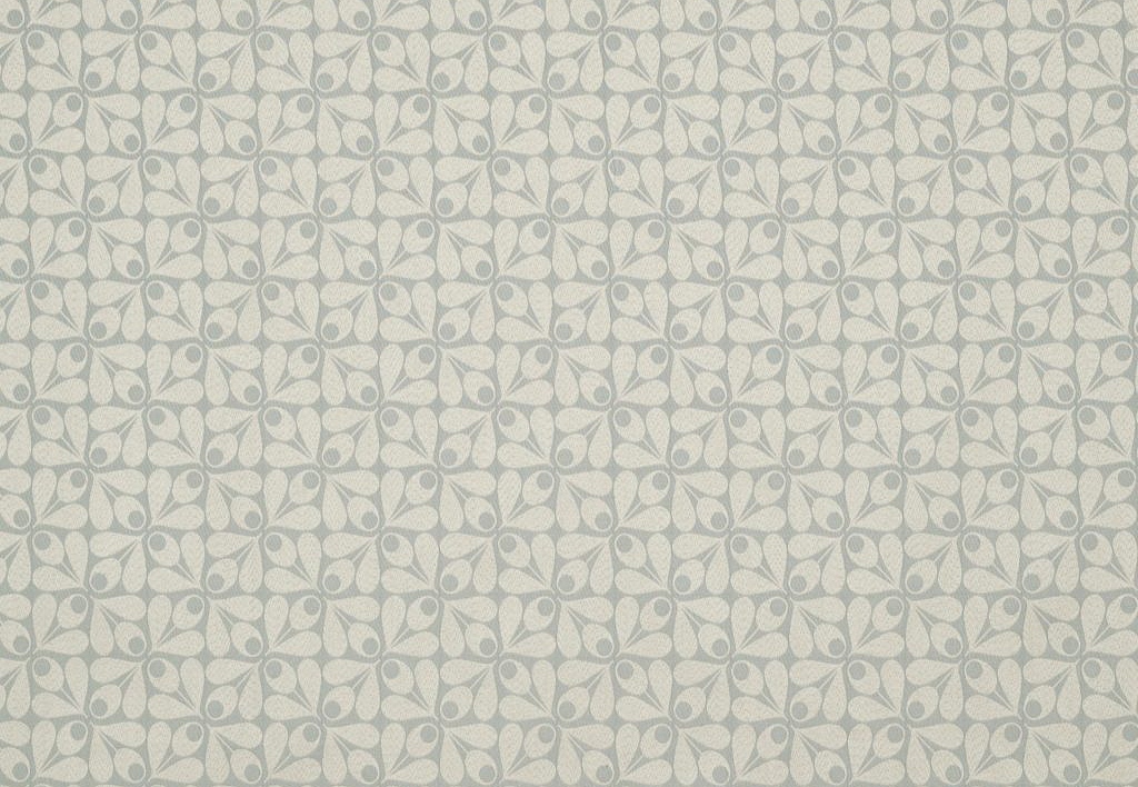 Ткань Orla Kiely Wovens-Volume One WovenAcornCup/MidPowderBlue