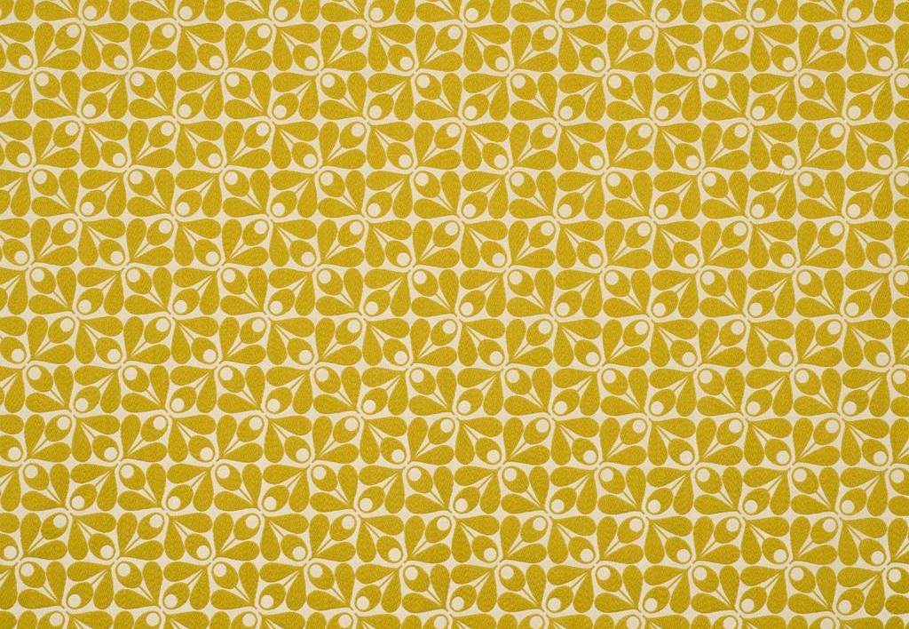 Ткань Orla Kiely Wovens-Volume One WovenAcornCup/Dandelion