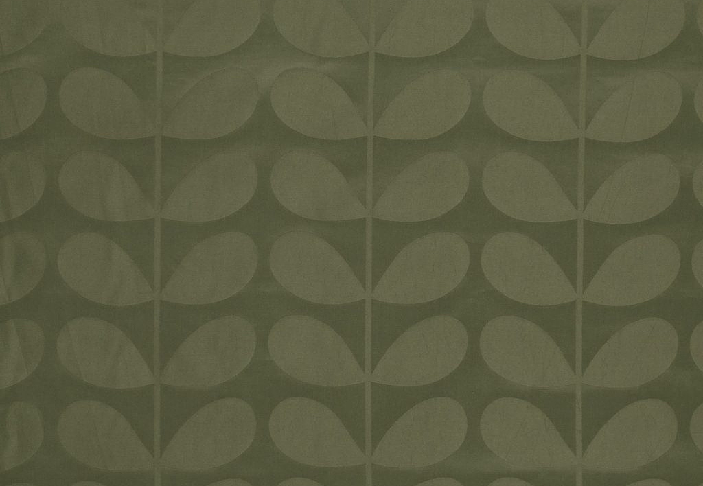 Ткань Orla Kiely Wovens-Volume One JacquardStem/Khaki