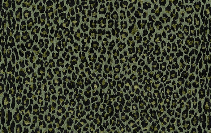 Австралийская ткань Mokum, коллекция The Royal Menagerie, артикул Leopardo/Palm Leaf