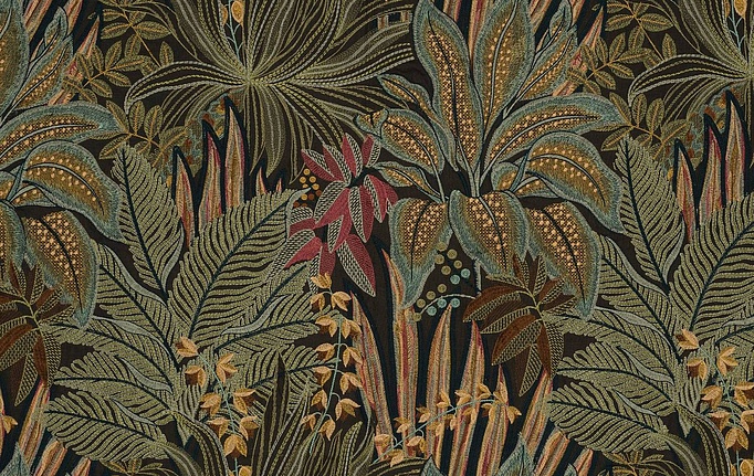 Австралийская ткань Mokum, коллекция The Royal Menagerie, артикул Jungle Room/Antique