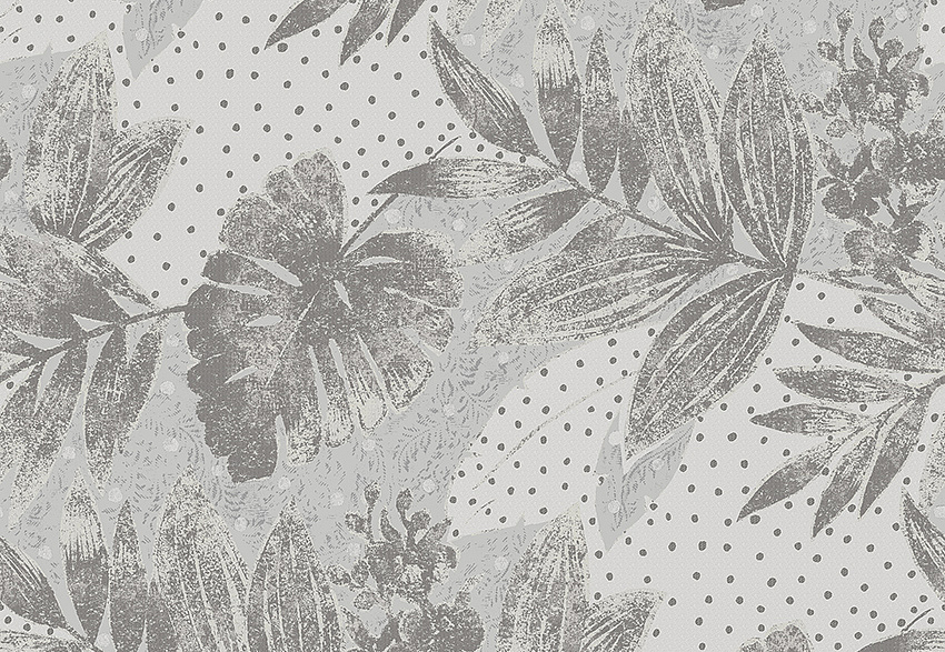 Ткань Cyan Stone Song of Leaf LA-SL0201