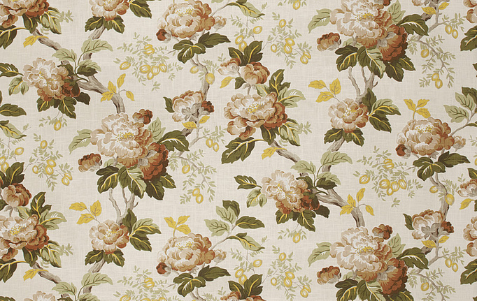 Американская ткань Fabricut, коллекция Charlotte Moss Canvas, артикул York/Chestnut