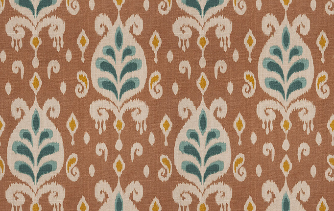 Американская ткань Fabricut, коллекция Charlotte Moss Canvas, артикул Bimini/Chestnut