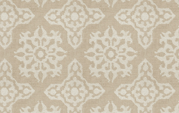 Американская ткань Fabricut, коллекция Charlotte Moss Canvas, артикул Bergamo Metallic/Flax