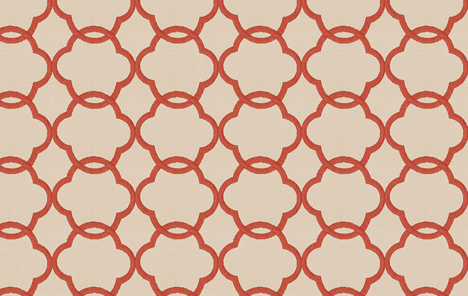 Американская ткань Fabricut, коллекция Charlotte Moss Coral, артикул Carlotta/Persimmon