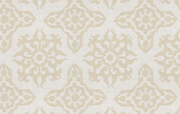 Американская ткань Fabricut, коллекция Charlotte Moss Coral, артикул Bergamo Metallic/Canvas