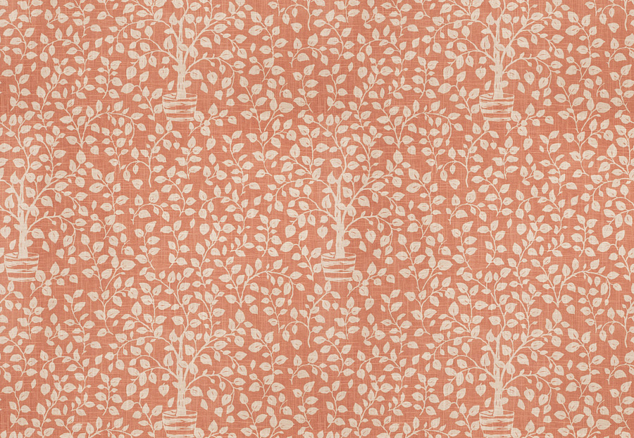 Ткань Fabricut Charlotte Moss Coral Ferrara/Coral