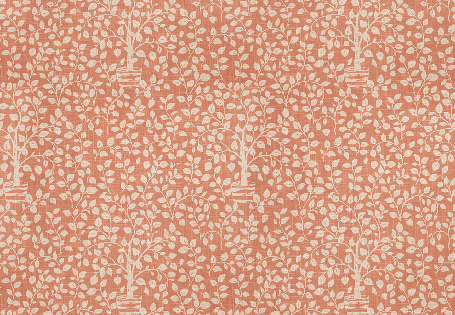 Ткань Fabricut Charlotte Moss Coral Ferrara/Coral
