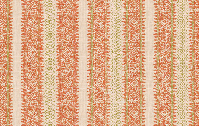 Американская ткань Fabricut, коллекция Charlotte Moss Coral, артикул Frascati/Coral