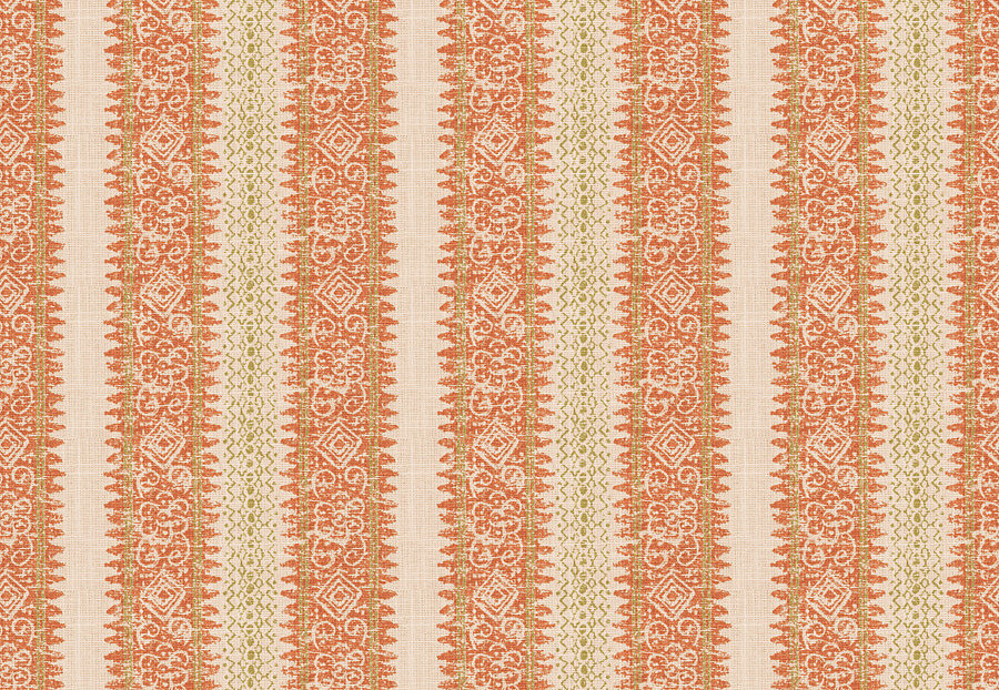 Ткань Fabricut Charlotte Moss Coral Frascati/Coral