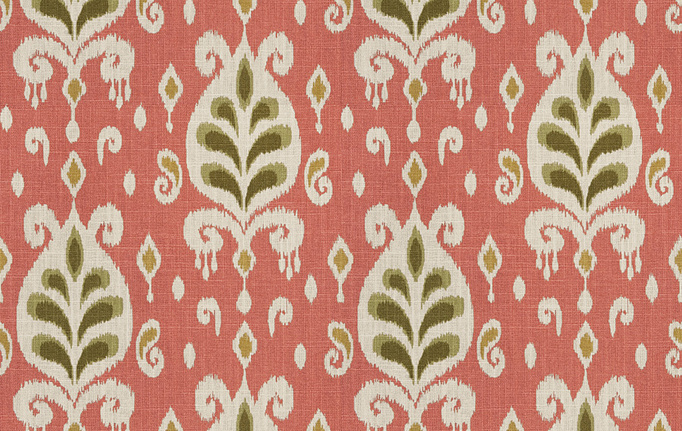 Американская ткань Fabricut, коллекция Charlotte Moss Coral, артикул Bimini/Coral