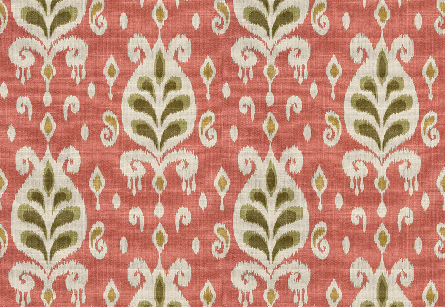 Ткань Fabricut Charlotte Moss Coral Bimini/Coral