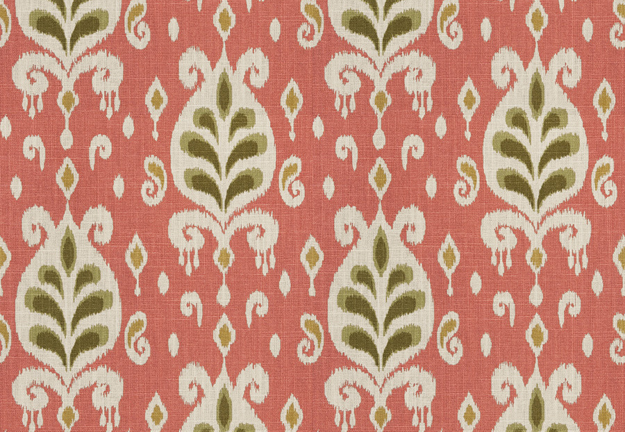 Ткань Fabricut Charlotte Moss Coral Bimini/Coral