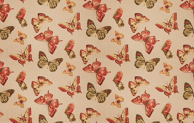 Американская ткань Fabricut, коллекция Charlotte Moss Coral, артикул Menton/Persimmon