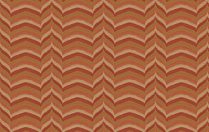 Американская ткань Fabricut, коллекция Charlotte Moss Coral, артикул Sanremo/Persimmon