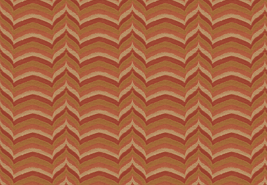 Ткань Fabricut Charlotte Moss Coral Sanremo/Persimmon