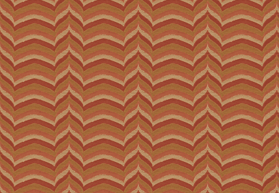 Ткань Fabricut Charlotte Moss Coral Sanremo/Persimmon