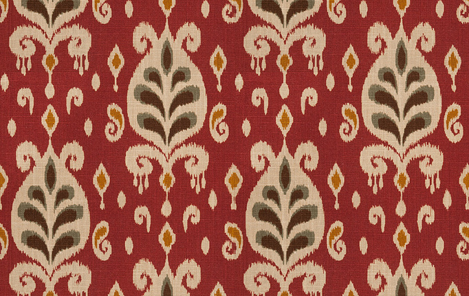 Американская ткань Fabricut, коллекция Charlotte Moss Coral, артикул Bimini/Henna