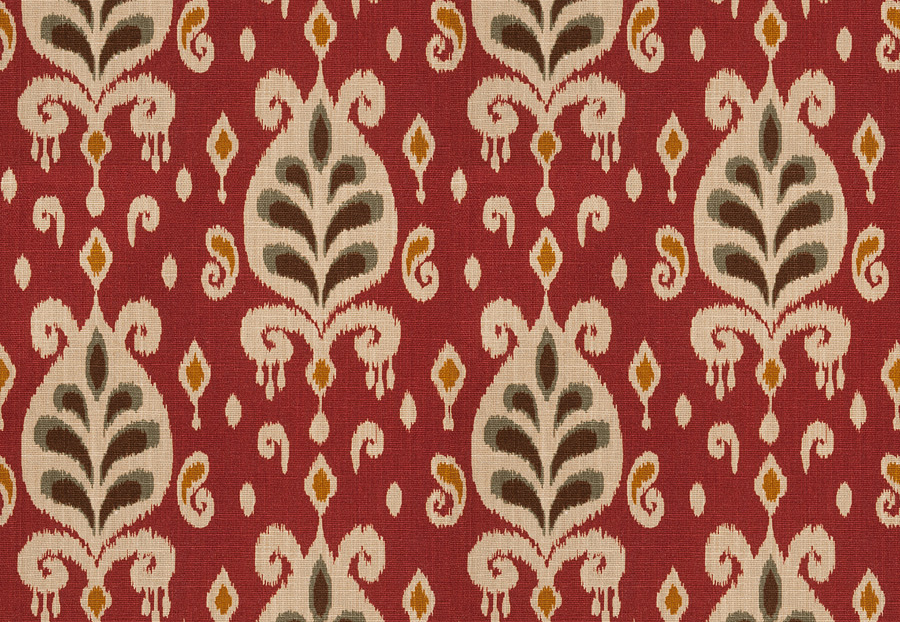 Ткань Fabricut Charlotte Moss Coral Bimini/Henna