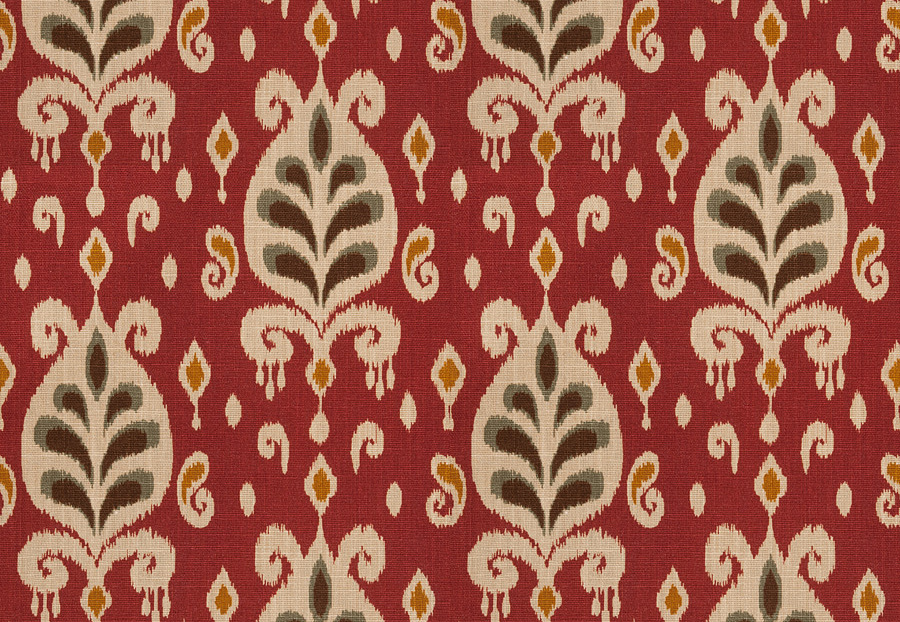 Ткань Fabricut Charlotte Moss Coral Bimini/Henna