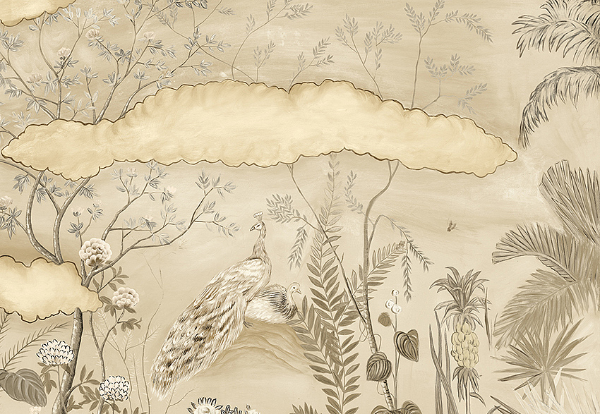 Панно и фотообои Faboie Silk Painting 4 F-SN4021